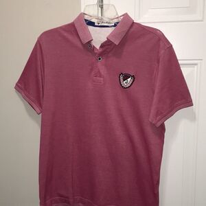 Tonino Lamborghini Lt. Pink Golf polo tennis shirt